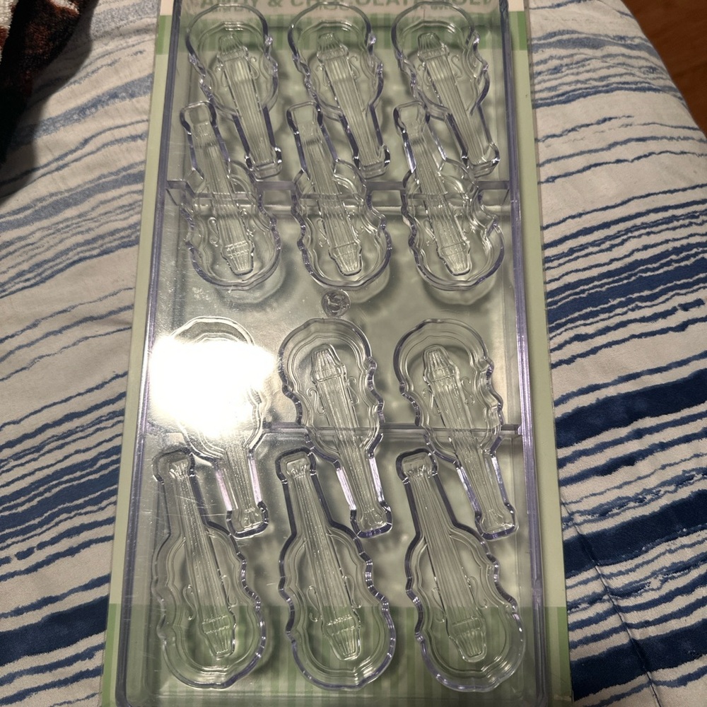 Violin Shaped Candy Mold